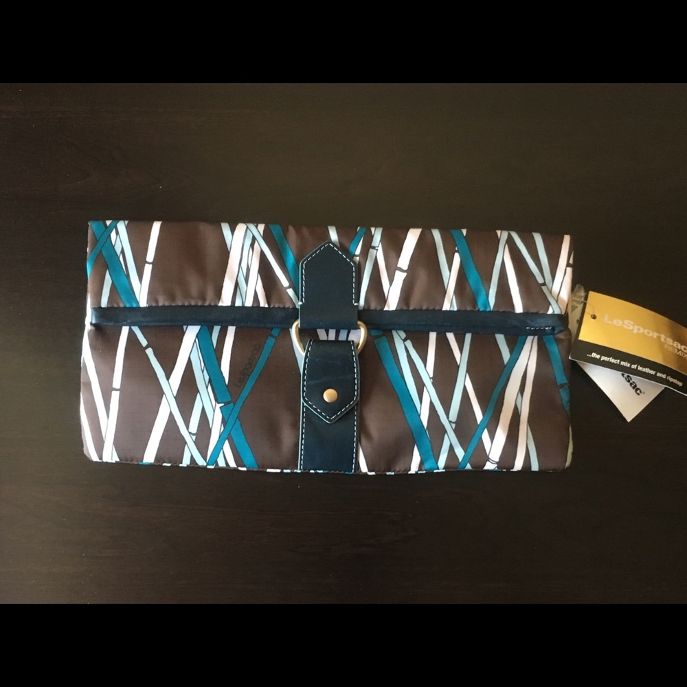 LeSportsac remix collection clutch. NWT